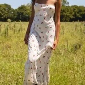 VRG GIRL GOOD INTENTIONS CHERRY DRESS